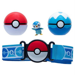Nessiworld Pokemon Clip 'N' Go Pokeball Kemer ve Figür Seti 95283-U