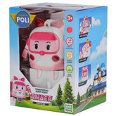 Nessiworld POLI MRT-687 ROBOCAR POLI GRAND ROBOT TRANSFORMATEUR AMBRE AVEC SON ET LUMIÈRE