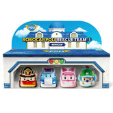 Nessiworld Poli MRT-760 Robocar Poli Mini Town Town Set 4 مجموعات