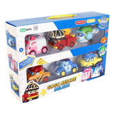 Nessiworld POLI ZR-914 Robocar Poli Gogo Rescue Deluxe Ensemble de 6 -