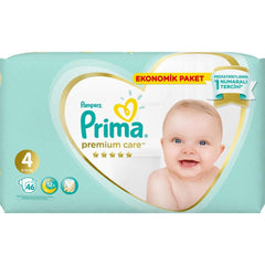 Nessiworld Prima Premium Care Bebek Bezi Ekonomik Paket 4 Beden 46 Adet