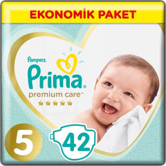 Nessiworld Prima Premium Care Baby Diaper Economic Package 5 Size 42 Pieces