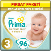 Nessiworld Prima Premium Care Diaper Opportunity Package 3 Sizes 96 Pieces