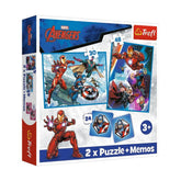 PUZZLE-93333 2W1 Marvel The Avengers Children's Puzzle
