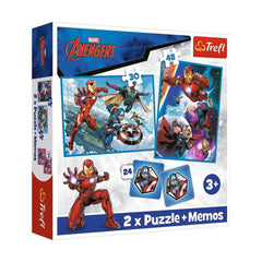 PUZZLE-93333 2W1 Marvel The Avengers Children's Puzzle