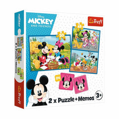 PUZZLE-93344 Puzzle Disney 2 en 1