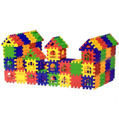 Nessiworld Puzzle City 3D Building and Design Blocks 128 Pieces