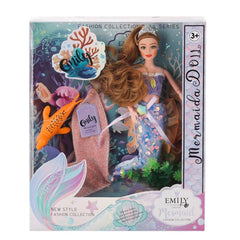 Nessiworld QJ163 QJ163C Emily Jointed Mermaid - Karsan Toys