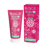 ROCSKids Raspberry Smoothie Flavored Fluoride-Free Toothpaste 45 Gr