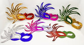 Nessiworld Colorful Paper Material Party Ball Mask 6 Pieces