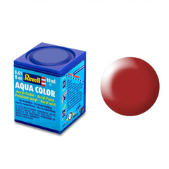 NessiWorld Revell 330 - Aqua Color Fiery Red Silk - Matte Paint - 18 ml