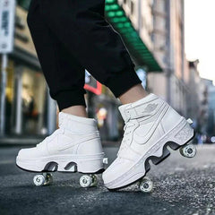 Roller Skate Sneakers | Paten Ayakkabı| Kaykay Ayakkabı | Tekerlekli Spor Ayakkabı - MeanYou