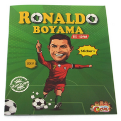Livre de coloriage Nessiworld : Masque autocollant Ronaldo