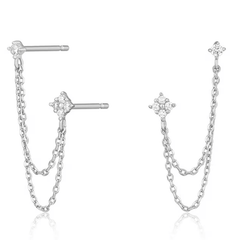 Sarkan Zincir Küpe - MeanYou