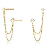 Sarkan Zincir Küpe - MeanYou