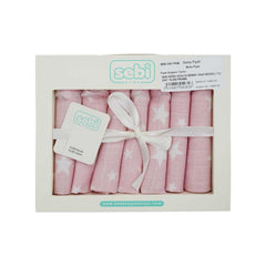 Sebi Baby 7 Piece Boxed Muslin Baby Wipes 2007