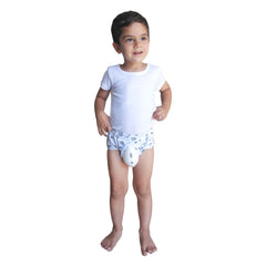 Culotte de circoncision Nessiworld à ouverture frontale ART-232 Blanc