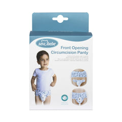 Culotte de circoncision Nessiworld à ouverture frontale ART-232 Blanc