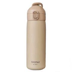 NessiWorld ShotaySiliconeStrapSteelThermosFlask420ml8006