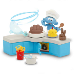 NessiWorld SmurfsFigure andKitchenPlaySetPUF18000