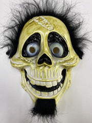 NessiWorld Black Plush Hair Coco Hector Rivera Mask 25x23 cm