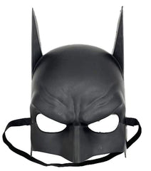 NessiWorld Black Color Child Size Batman Mask with Elastic Back A Quality 20x14 cm