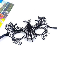 Nessiworld Black Color Color Lace Ball Mask No 15