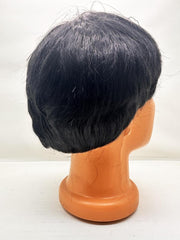 Nessiworld Black Color Short Cut Lined Men's Wig