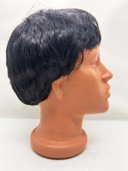 Nessiworld Black Color Short Cut Lined Men's Wig