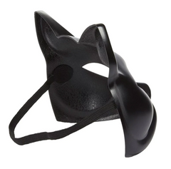 Nessiworld Black Color Luxury Cat Mask 12x13 cm