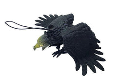 Nessiworld Black Color Soft Plastic Joke Eagle Bat Keychain Joke Material