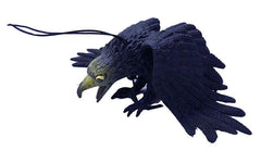 Nessiworld Black Color Soft Plastic Joke Eagle Bat Keychain Joke Material