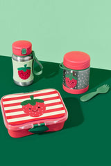 Nessiworld Skip Hop Zoo Stainless Steel Straw Water Bottle 350 ml Strawberry