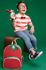 Nessiworld Skip Hop Zoo Stainless Steel Straw Water Bottle 350 ml Strawberry