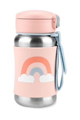 Nessiworld Skip Hop Zoo Stainless Steel Straw Bottle 350 ml Rainbow
