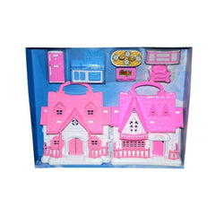 SL32538A Boxed Melikan 2-Piece Playhouse Set - Halit Can Toys