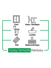 Nessiworld  Easy Clean Yüzey Temizlik Havlusu 100 Adet