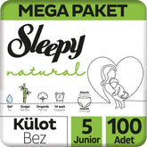 Sleepy Natural Diaper Panties Mega Pack 5 Size 11-18 Kg 100 Pieces