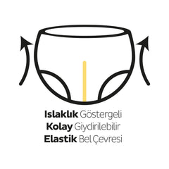 Sleepy Natural Diaper Panties Mega Pack 5 Size 11-18 Kg 100 Pieces