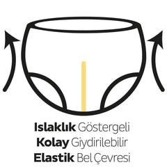 Sleepy Natural Diaper Panties Mega Package 6 Size 15-25 Kg 80 Pieces