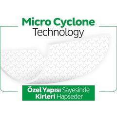 Nessiworld Sleepy Floor Cleaning Towel Mop Compatible 50 White Soaps