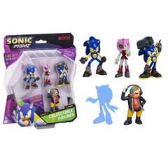 Nessiworld Sonic Prime 5-Piece Figure Set S2 Doctor Don'T with Headphones
