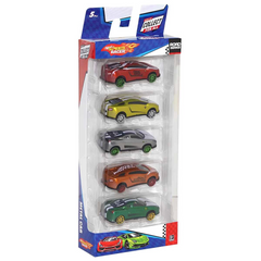 Speed Racer Road Series Metal Model Car Set of 5
