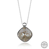 Swarovski Crystal Stone Silver Women's Necklace