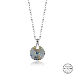 Swarovski Crystal Stone Silver Women's Necklace