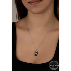Swarovski Crystal Stone Special Cut Silver Women's Necklace