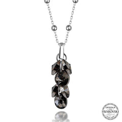 Swarovski Crystal Stone Necklace Silver Women's Necklace