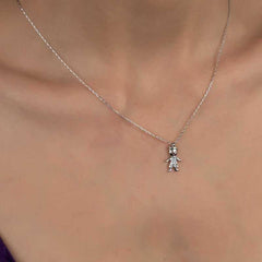 Swarovski Silver Kids Women's Necklace