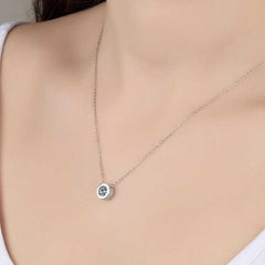 Swarovski Silver Solitaire Women's Necklace
