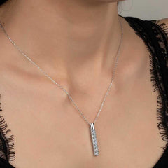 Swarovski Stone Silver Seven Stone Women's Necklace